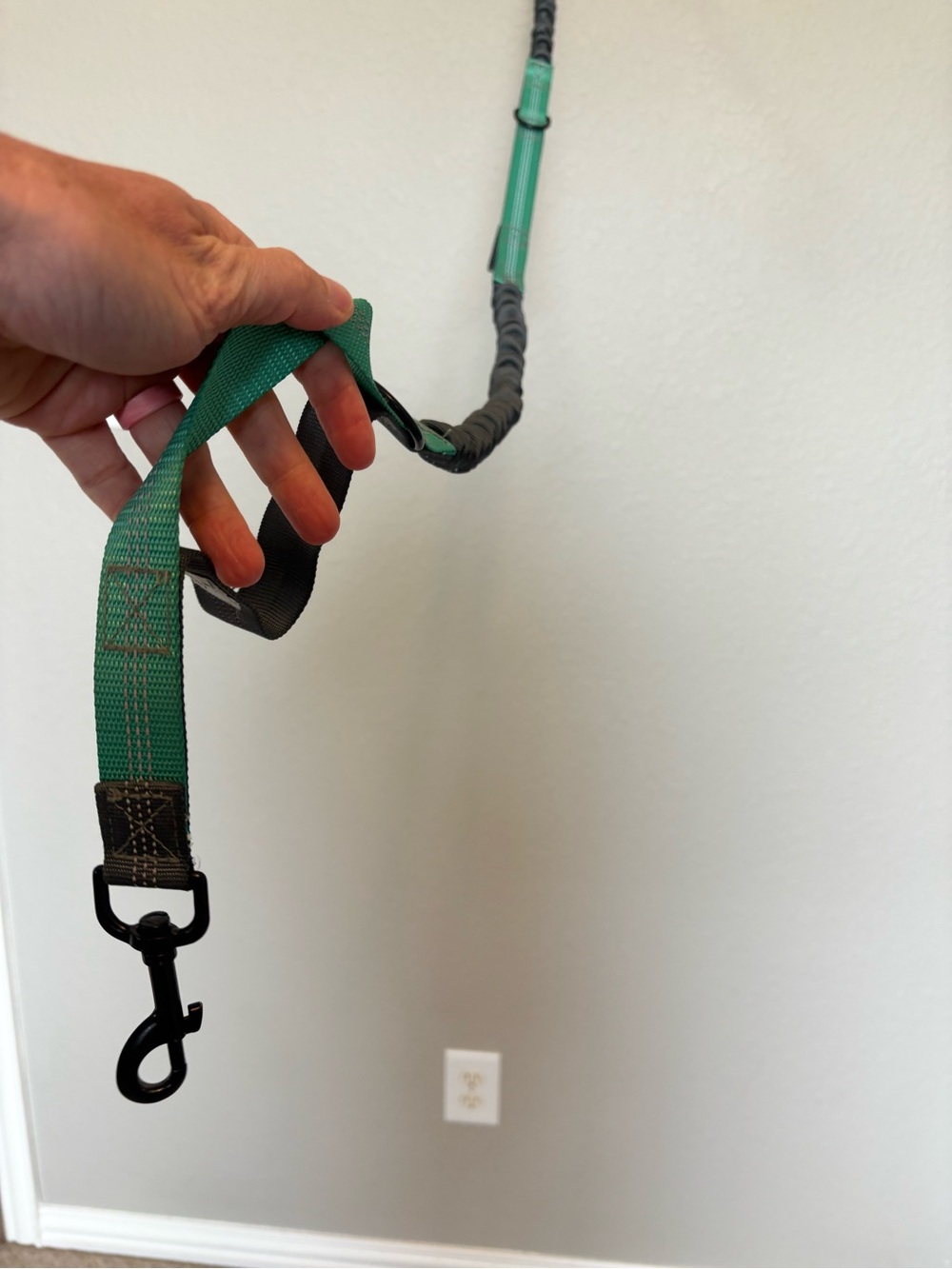 Red Hands-Free Dog Walking/Running Belt with Leash - Picture 4 of 8